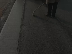 Siming Teknolojisi'nden SMC-4000 akıllı beton kaydırma taşı, Wu'an, Çin'de kaldırım taşları attı.