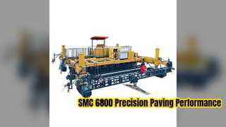 SMC 6800 Kayar Kalıplı Finişer Yurtdışı İnşaat Başarısı